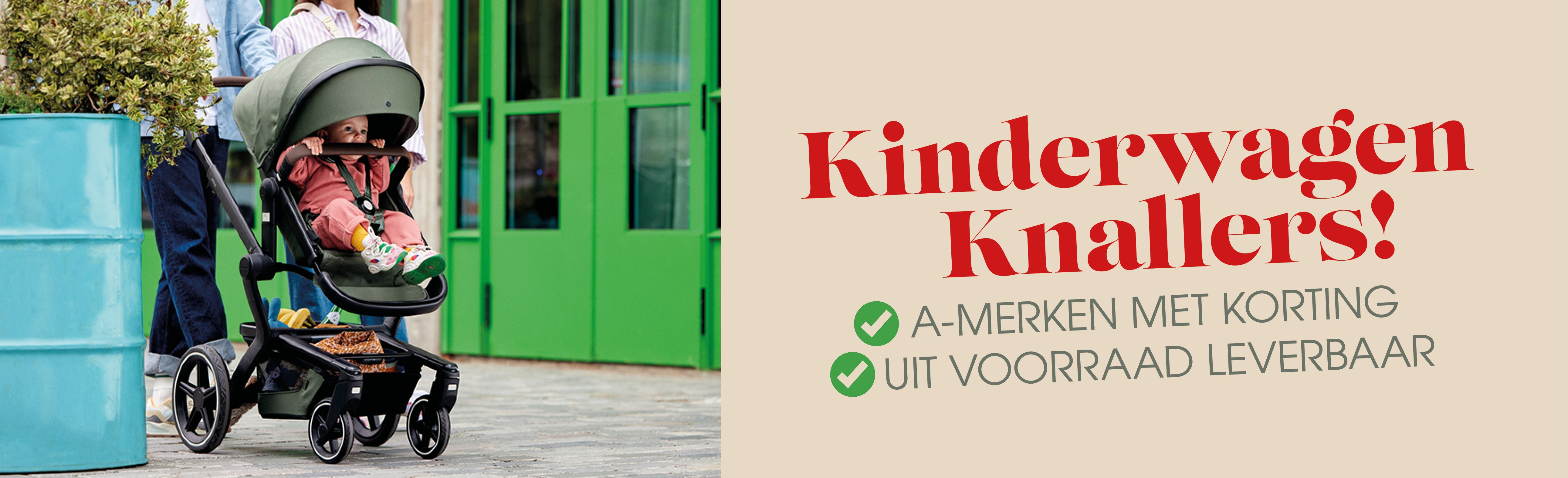 kinderwagen met korting