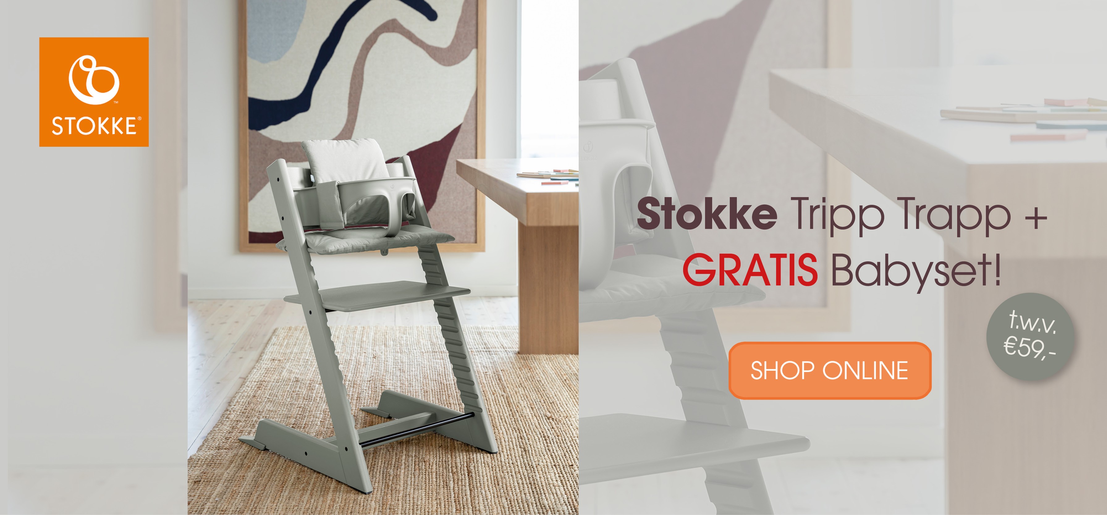 Spring Promo Stokke Gratis Babyset