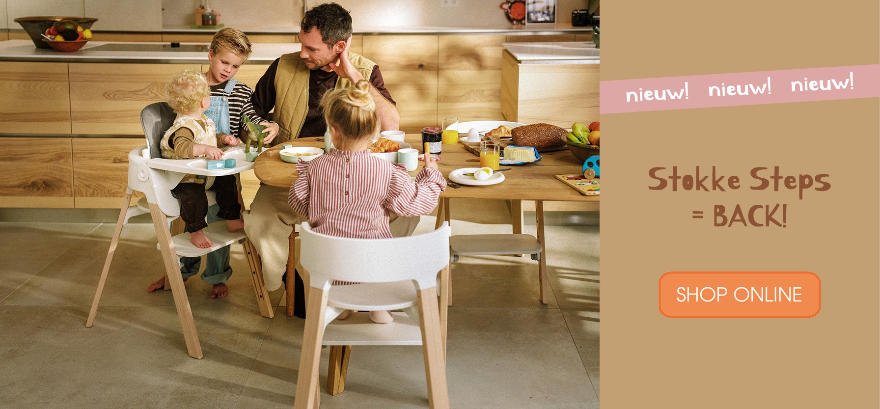 Stokke Steps kinderstoel