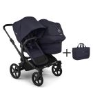 Bugaboo Duo Kinderwagen Donkey 6 Compleet Black - Deep Indigo
