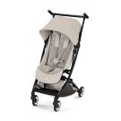 Cybex Libelle Black Frame Dune Grey vooraanzicht buggy met zitje