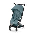 Cybex Buggy Libelle Stormy Blue vooraanzicht met zonnekap