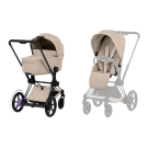 Cybex Kinderwagen e-Priam 5 Compleet Comfort Matt Black Frame - Cozy Beige