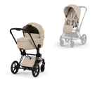 Cybex Kinderwagen Priam 5 Compleet Comfort Matt Black Frame - Cozy Beige