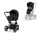 Cybex Kinderwagen Priam 5 Compleet Comfort Matt Black Frame - Sepia Black