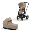 Cybex Priam Kinderwagen Compleet Cozy Beige - Chrome Brown Frame