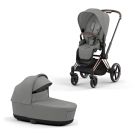 Cybex Priam Kinderwagen Compleet Mirage Grey - Rosegold Frame
