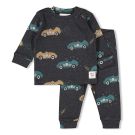 Feetje Pyjama Premium Sleepwear Ricky Racer Antraciet Melange