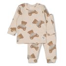 Feetje Pyjama Premium Sleepwear Teddy Bear Offwhite Melange