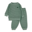 Feetje Pyjama Wafel Zeegroen - Family Edition