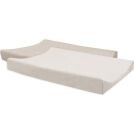 Jollein Aankleedkussenhoes Badstof Oatmeal/Sand 2 Stuks