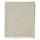 Jollein Wiegdeken Fringe Olive Green/Ivory GOTS