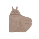 Jollein Wikkeldeken Bunny Cloudy Rib Milky Coffee