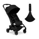 Joolz Buggy Aer2 x Wildride Classic Bundel Space Black overzicht met buggy en Wildride peuterdraagzak