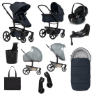 Joolz Day⁵ Kinderwagen All-in-One Bundel Dark Navy Blue met Autostoel en Accessoire