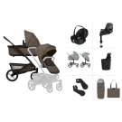 Joolz Single Kinderwagen Geo 5 All-in-One Bundel Hazel Brown met Autostoel en Accessoires