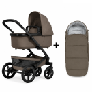 Cot zij aanzicht Hazel Brown van de Joolz Geo5 kinderwagen