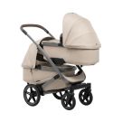 Twin cot aanzicht Sandy taupe