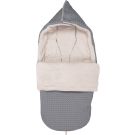 Koeka Voetenzak Buggy Wafel Teddy Oslo Steel Grey-Pebble