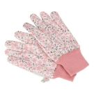 Little Dutch tuinhandschoenen met bloemenprint achteraanzicht
