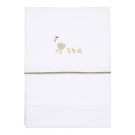 Little Dutch Ledikantlaken Little Farm geborduurd