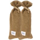 Meyco Kruikenzak Badstof Basic Toffee 2-pack