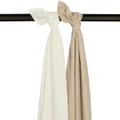Meyco Swaddles Pre-washed Offwhite/Sand
