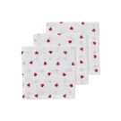 Meyco Monddoekjes Hydrofiel Sweet Heart Red 3-pack