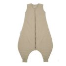 Meyco Slaapoverall Jumper Slub Team No Sleep Taupe/Offwhite