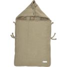 Meyco Voetenzak Autostoel Basic Knit Taupe