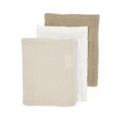 Meyco Washandjes Pre-washed Offwhite/Soft Sand/Taupe