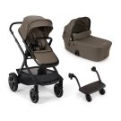 Nuna Demi Next kinderwagen compleet in Pistachio met zitje, reiswieg en meerijdplankje