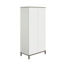 Paidi - Yuny 2-Deurs Kast Lovely Aliv Off White - Dark Walnut 