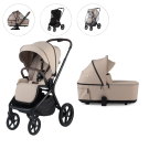 Pericles Kinderwagen Noa Compleet Dune Beige inclusief accessoires voor wandelwagen en reiswieg