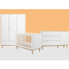 Pinio 3 delige Babykamer Miloo XXL Wit