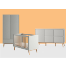 Pinio 3 delige Babykamer Swing Grijs met XL commode