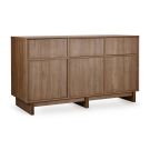 Commode met lades en deuren in walnoot
