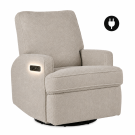 Quax Swivel & Gliding Electric Recliner Teddy Taupe licht voorzijde