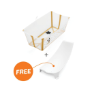 Stokke Flexi Bath Disney Mickey Celebration – inklapbaar babybadje met gratis newborn support