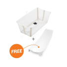 Stokke Flexi Bath Sandy Beige inclusief gratis newborn support