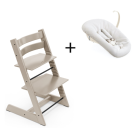 Stokke Tripp Trapp Cashmere Grey + Newborn Set Vanilla White