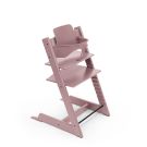 Stokke Tripp Trapp kinderstoel in Heather Mauve met gemonteerde BabySet in Heather Mauve
