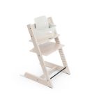 Voorkant van de Stokke Tripp Trapp Kinderstoel White Wash + Baby Set²