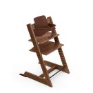 Stokke Tripp Trapp kinderstoel in Warm Brown met gemonteerde BabySet in Warm Brown
