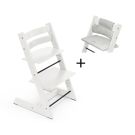 Stokke Tripp Trapp kinderstoel White tijdelijk met gratis kussen Grey