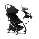 Stokke YOYO³ Buggy Black – Black Frame inclusief gratis regenhoes