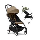 Stokke YOYO³ Buggy Toffee – Black Frame inclusief gratis regenhoes