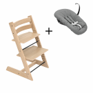Stokke Tripp Trapp Oak Naturel + Newborn Set Anthracite