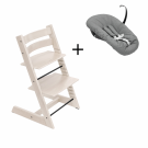 Stokke Tripp Trapp Whitewash + Newborn Set Anthracite