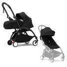 Stokke YOYO³ Kinderwagen Compleet met 0+ Newborn Pack Black – Black Frame